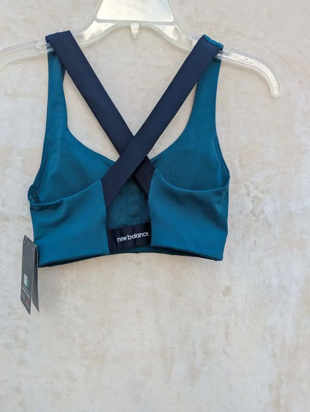 New Balance Blue Crossback Sports Bra Size XS New With Tags